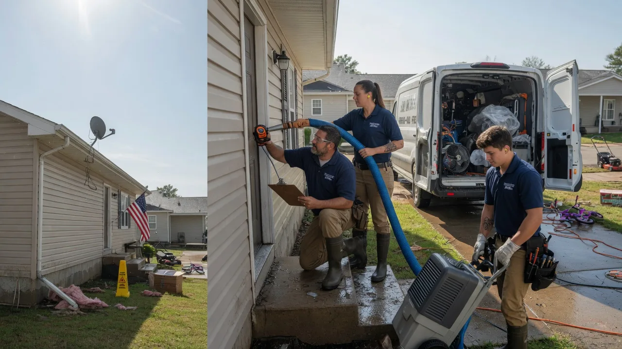 Ceiling Water Damage Restoration in Bellevue, IA near me